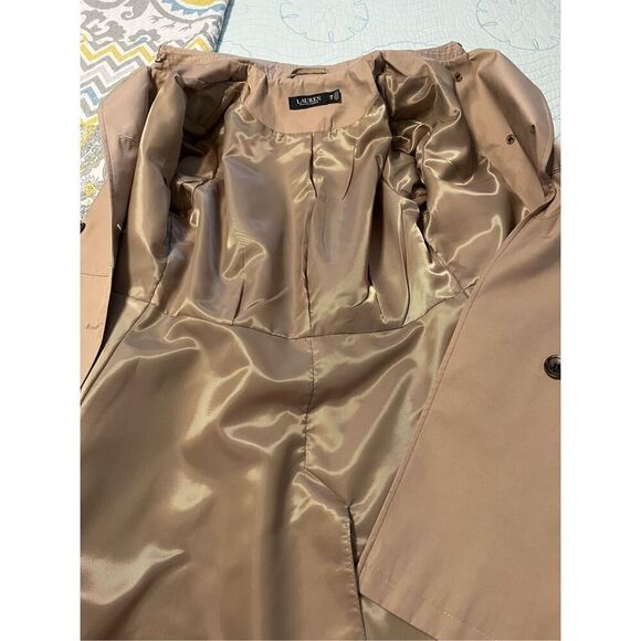 Lauren Ralph Lauren Tan Trench Coat - Picture 11 of 11